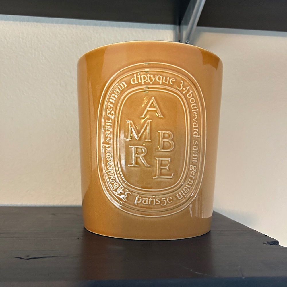 NEW Diptyque Ambre (Amber) Very Large Candle